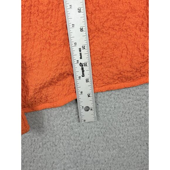 IC by Connie K Cardigan Women’s XL Orange Crinkle Pockets Relaxed Lagenlook USA - Picture 10 of 10